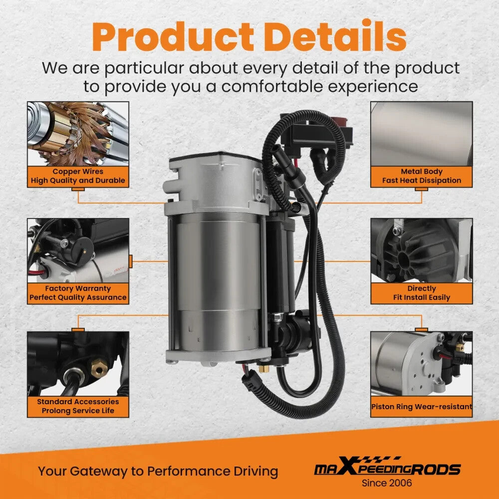 MXPR Air Suspension Compressor VW Phaeton / Bentley GT 2003 3D0616005H