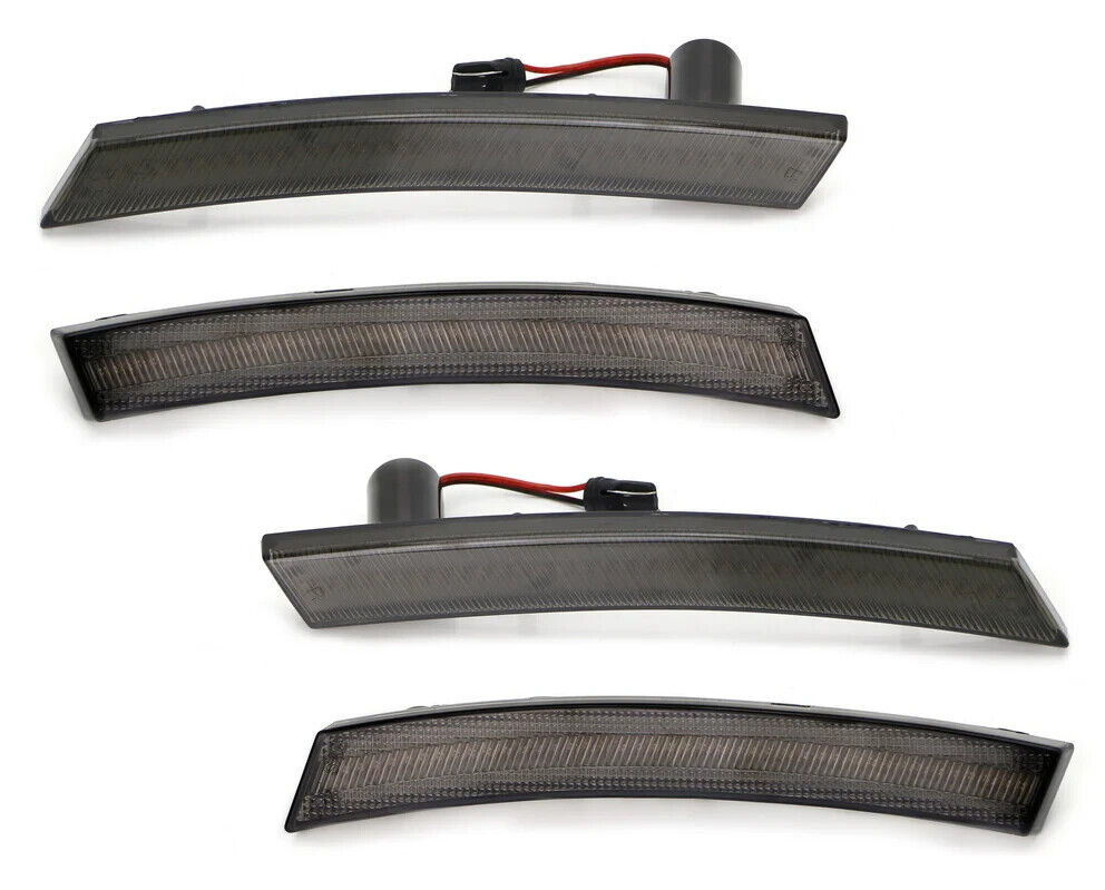 Front Bumper Smoked Lens LED Side Indicator Lights MINI Cooper R50 R52 R53 MK1