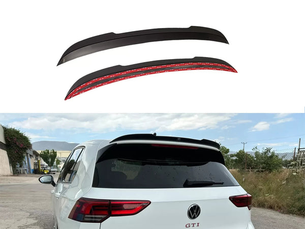 Motordrome Roof Rear Wing Spoiler Golf Mk8 GTI GTI Clubsport R-Line Gloss Black