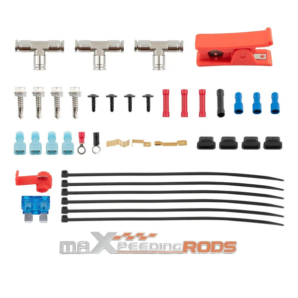 MXPR Vehicle Towing Air Spring Bag Compressor Controller kit For Universal Van Pickup