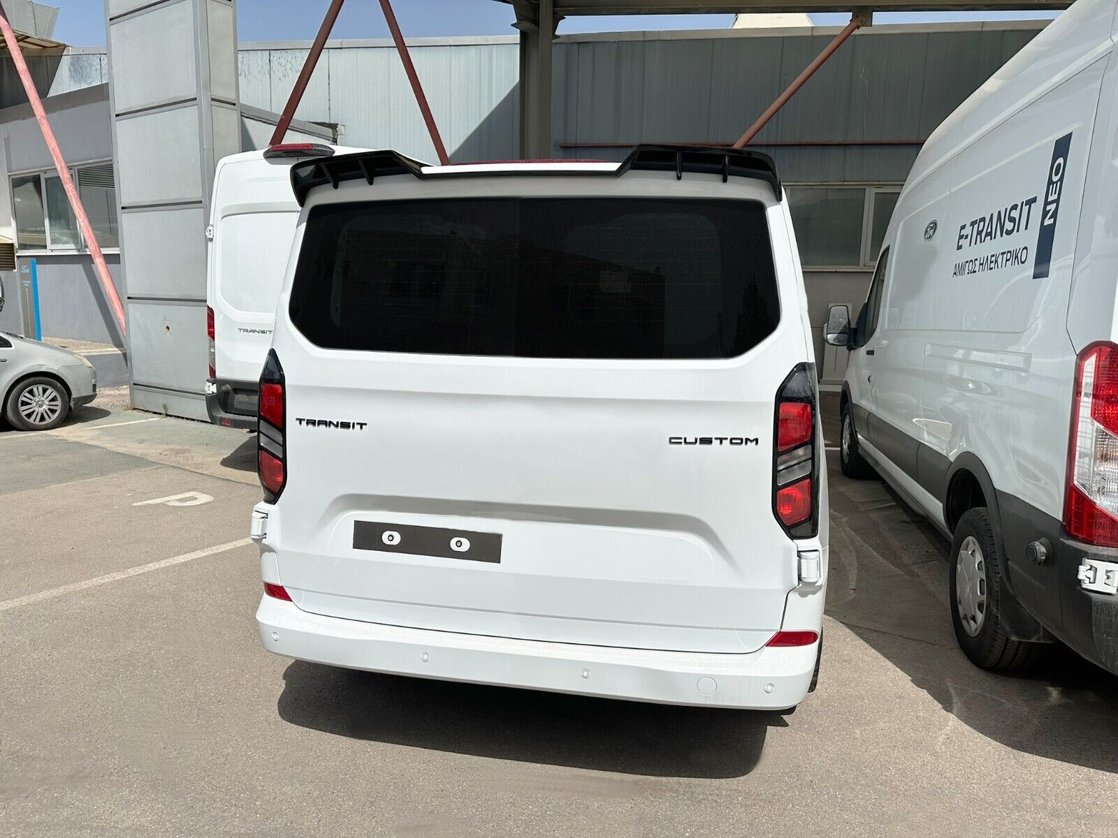 Motordrome Design Rear Wing Boot Roof Spoiler V.2 Barn Doors Ford Transit 2023+