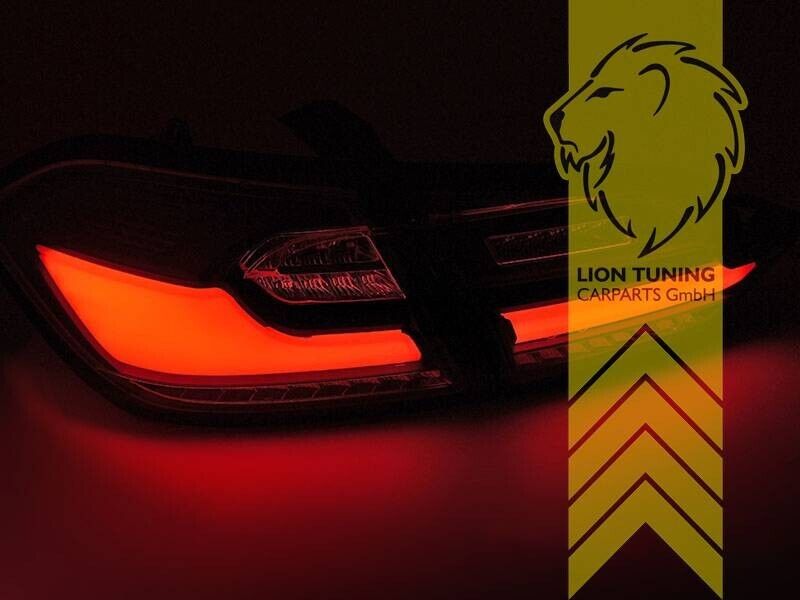 LT Pair LED DRL Lightbar Rear lights Tail Lamps Ford Fiesta 8 MK8 17-Now black smoke LHD