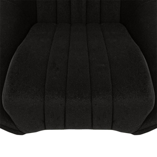 AS x1 Classic Car Retro Kit Sports Fixed Back Bucket Seat Black Fabric + slides