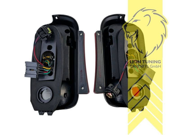 LT Pair LED Lightbar Rear Lights Mini Clubman R55 07-14 Black LHD