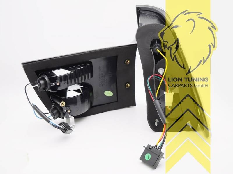 LT Pair LED Lightbar Rear Lights Tail Lamps BMW BMW E53 X5 black smoke 00-03 LHD