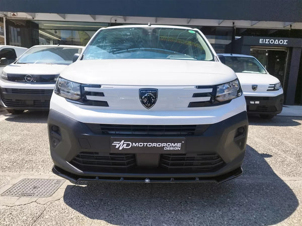 Motordrome Front Splitter Citroen Berlingo / Peugeot Partner L2 Mk3 Facelift