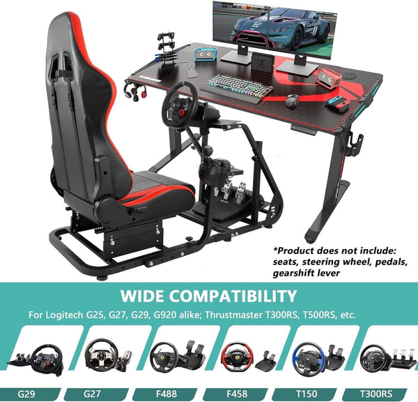 DD Driving Game Sim Racing Frame Rig for Seat Wheel Pedals Xbox PS PC Console F1