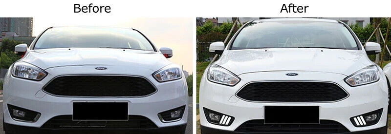Mustang Style 15-18 Ford Focus Sequential Switchback LED DRL Fog & Indi Kit