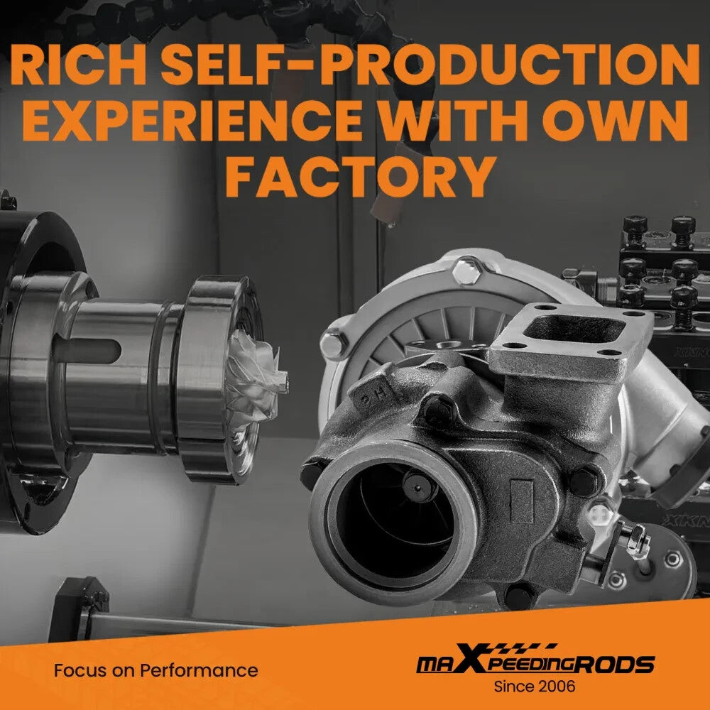 MXPR Billet Compressor Wheel Street Universal Turbocharger Perfect for 4 & 6 CYL 1.5 - 2.5