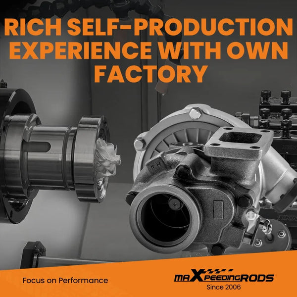 MXPR Billet Compressor Wheel Street Universal Turbocharger Perfect for 4 & 6 CYL 1.5 - 2.5