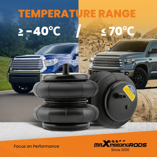 MXPR Rear Air Helper Spring Suspension Kit Toyota Tacoma 2WD 4WD 05-23