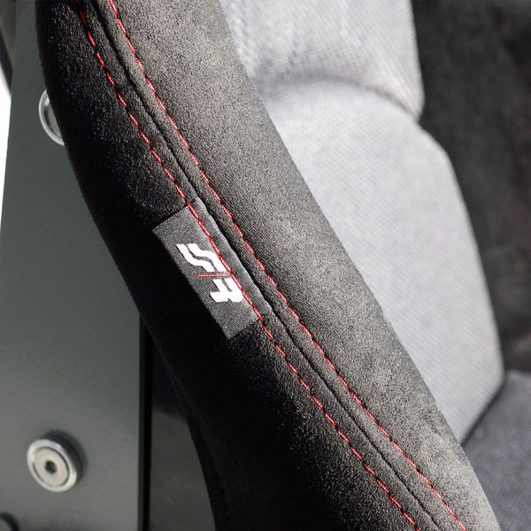 Simoni Racing Universal Kimi SRSF/17 x1 Individual Bucket Seat Black Red Stitch Alcantara