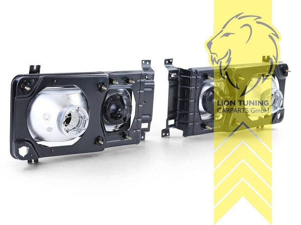 LT Aftermark Headlights VW T3 Van Multivan Caravelle Bus Box Flatbed 79-92 black