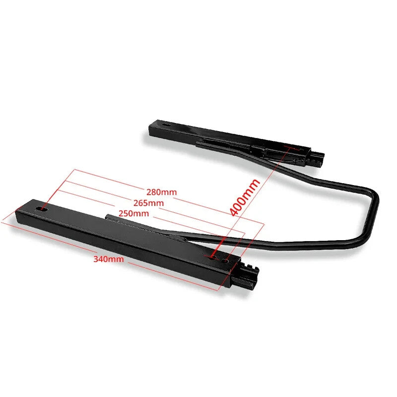 ATS Universal bucket seat slides runners for x1 seat base mounted width 400m