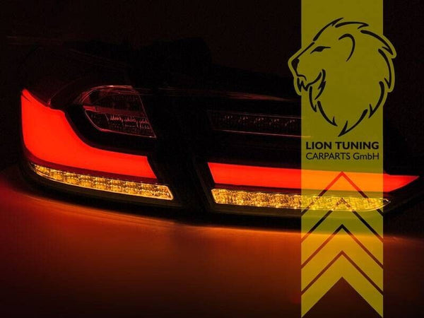 LT Pair LED DRL Lightbar Rear lights Tail Lamps Ford Fiesta 8 MK8 17-Now black smoke LHD