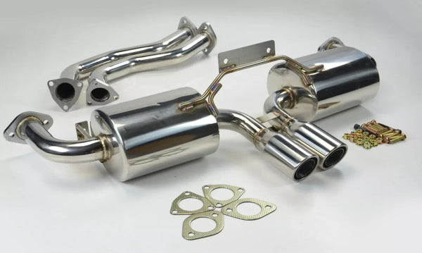 Aftermarket Porsche Boxster / Cayman S 986 / 987 2.7 3.2 S Stainless Steel Dual Exit Sports Exhaust System
