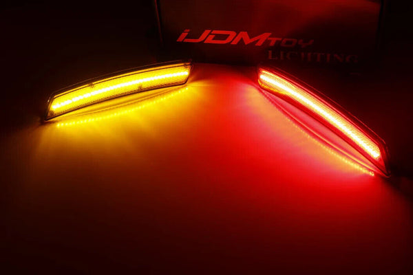 Front Bumper Smoked Lens LED Side Indicator Lights MINI Cooper R50 R52 R53 MK1