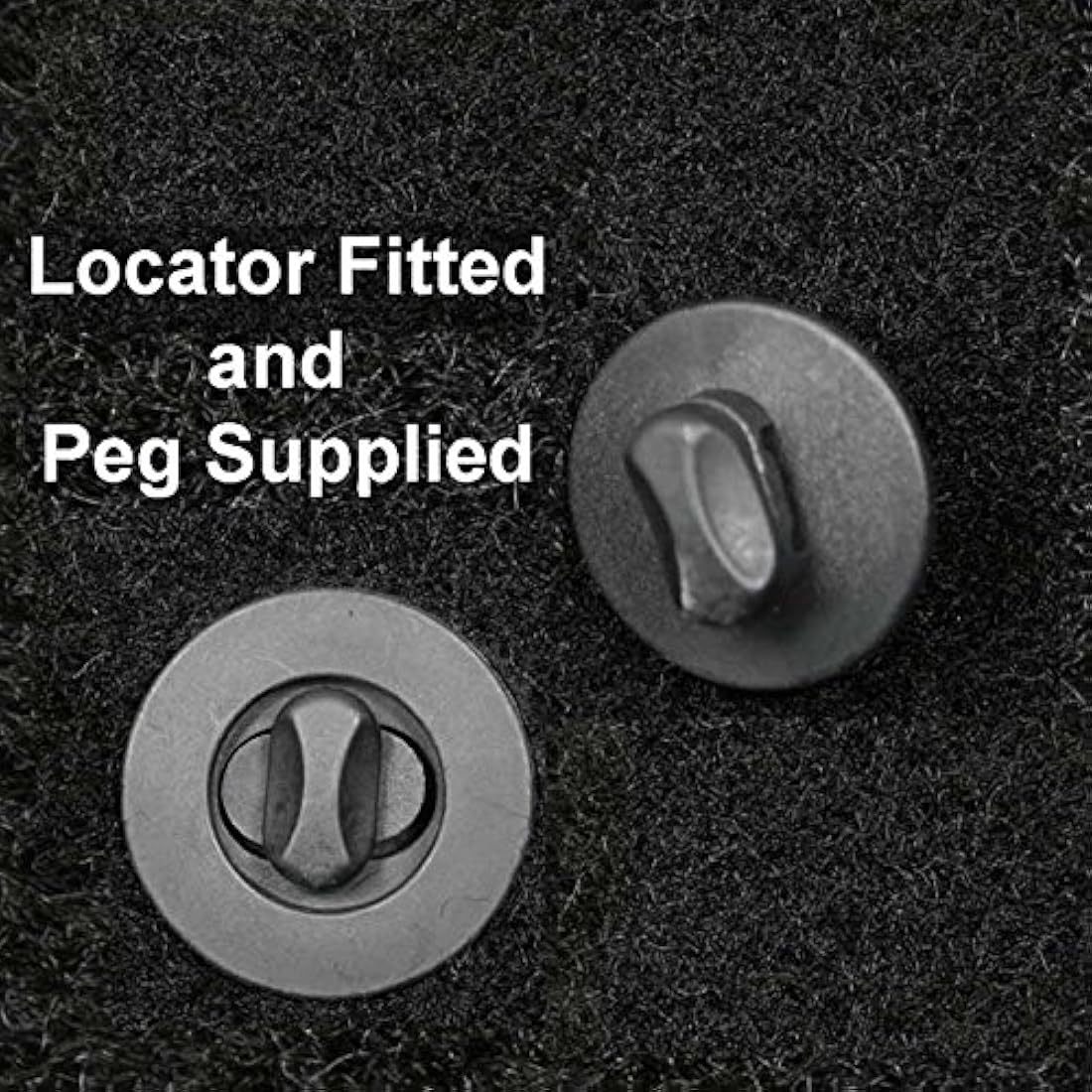 (Q308:CT65) 4 Piece Toyota (2014-2018) Aygo Vehicle Specific Car Mat Set Grey Carpet Red Trim