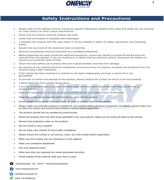 Oneway Roof Spoiler (Cap) compatible with Ford Fiesta ST/ST-Line MK8 2017- - Gloss black