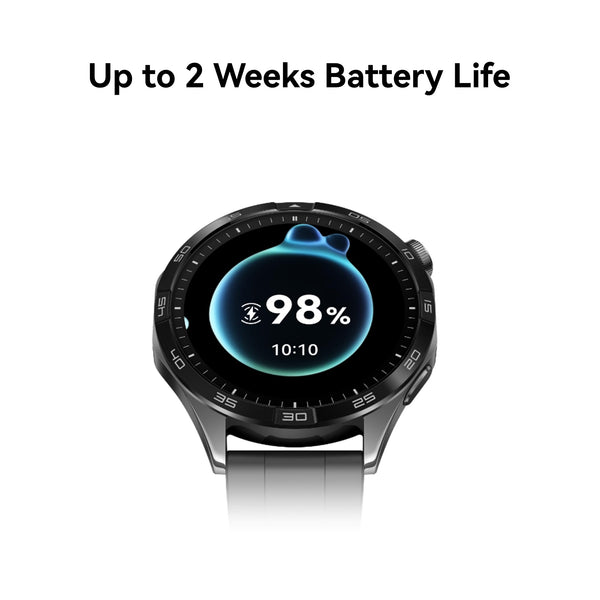 HUAWEI WATCH GT 4 Smart Watch for men women - Up to 2 Weeks Battery Life Fitness Tracker - Compatible with Android & iOS - Health Monitoring with Pulse Wave Analysis - GPS Integrated -Black