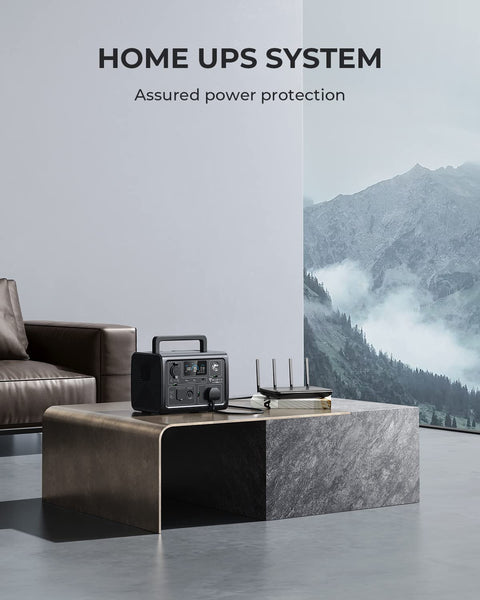 BLUETTI EB3A Portable Power Station, 268Wh LiFePO4 Power Station Battery Backup w/ 2 600W (1200W Surge) AC Outlets, Recharge from 0-80% in 30 Min., Solar Generator for Outdoor Camping