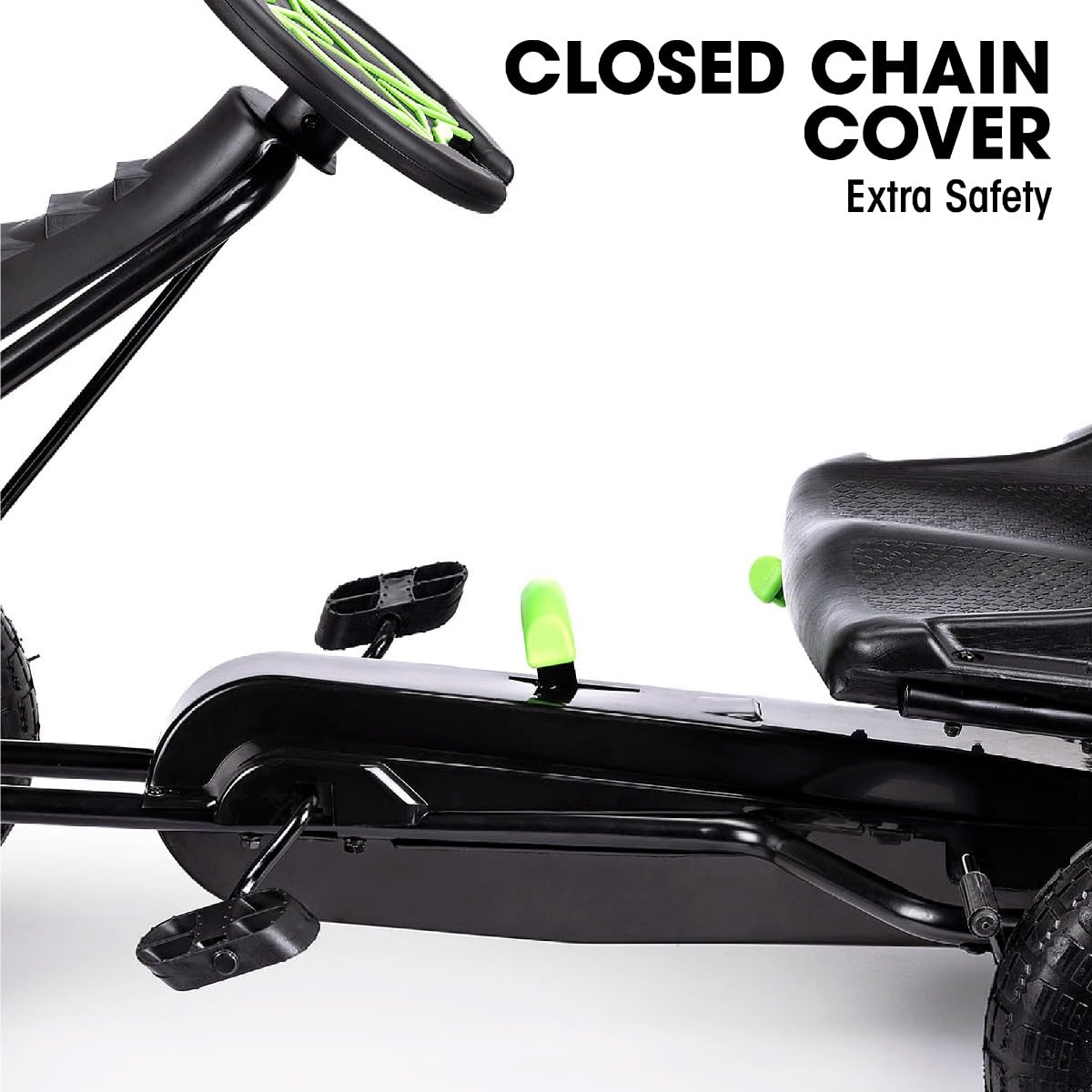 Xootz Pedal Go Kart | Venom and Viper Kids Ride-On Race Car with Gears, Handbrake and Adjustable Seat, Multiple Styles