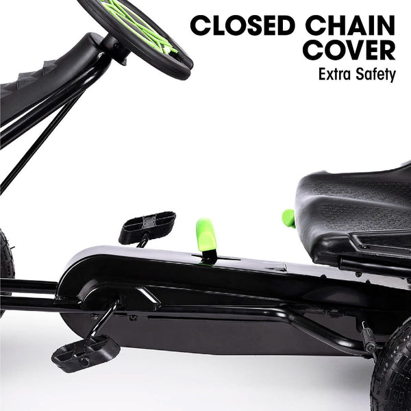 Xootz Pedal Go Kart | Venom and Viper Kids Ride-On Race Car with Gears, Handbrake and Adjustable Seat, Multiple Styles