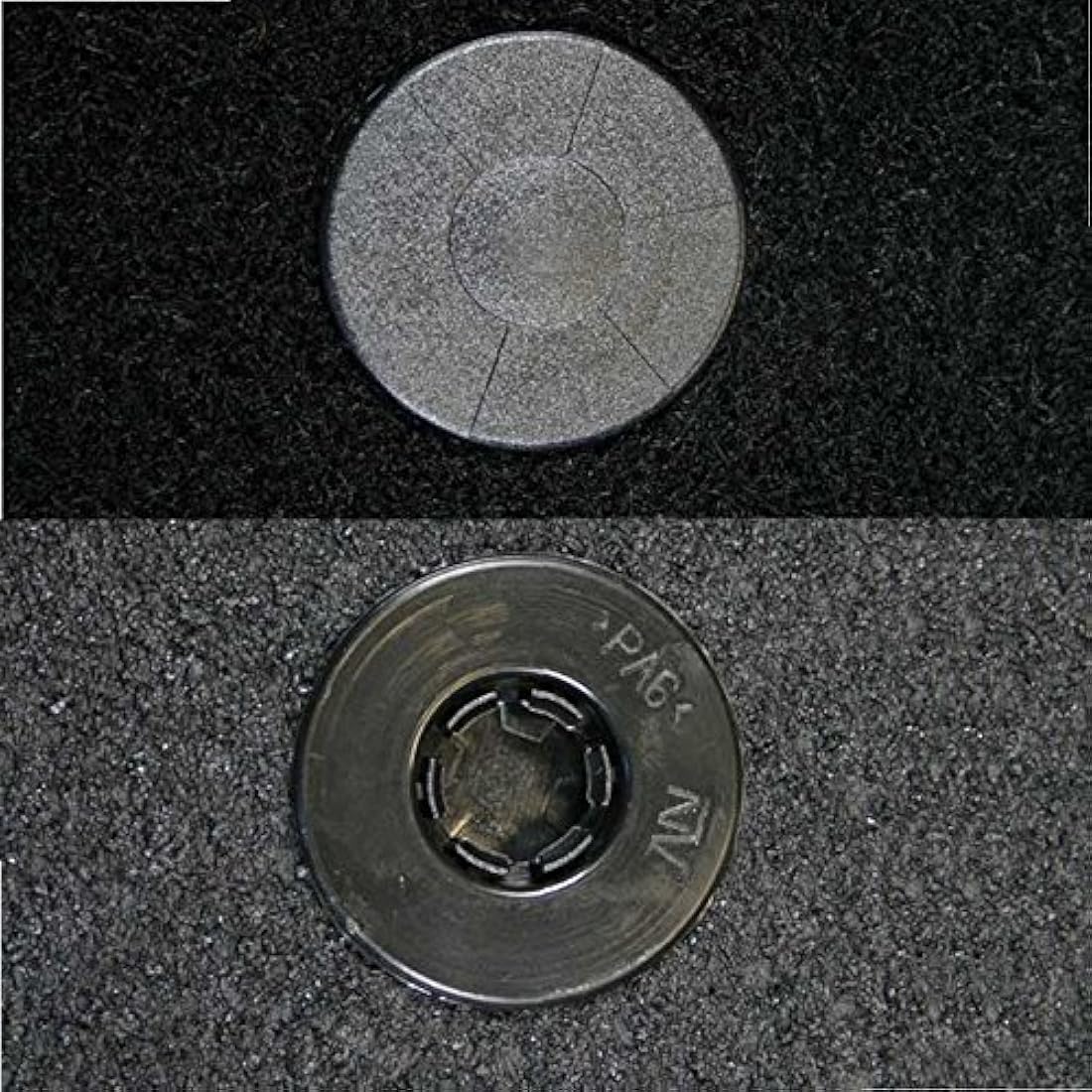 (D9:CT65) 4 Piece Ford (2011-2018) Fiesta (MK7) Vehicle Specific Car Mat Set Grey Carpet Blue Trim