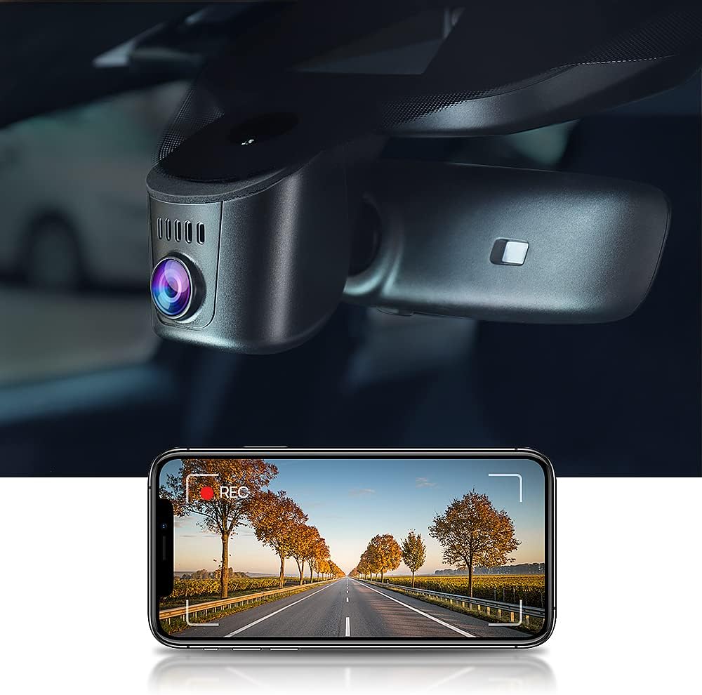 FITCAMX Dash Cam Compatible with Porsche 911(992) Cayenne (9YA 9Y0 9Y3) Panamera(971) Taycan, 4K Car Recorder, UHD Video WiFi, OEM Accessories, Parking Monitor, Wireless Plug & Play, 64GB Card