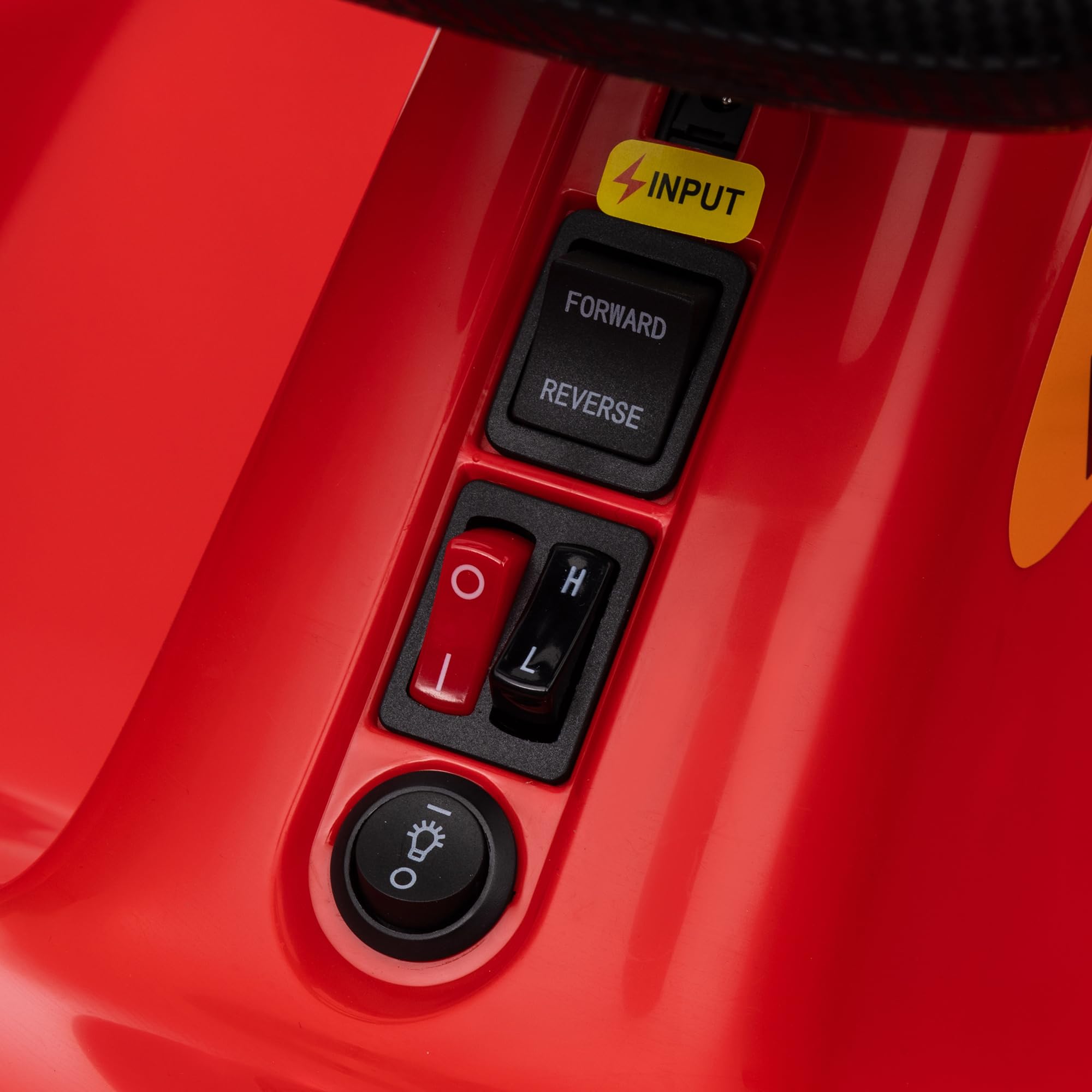 AIYAPLAY Electric Go Kart, 6V Battery Powered Kids Go Kart with Music, Light, Horn, Kids, Ride on Car for 3-5 Years, Yellow