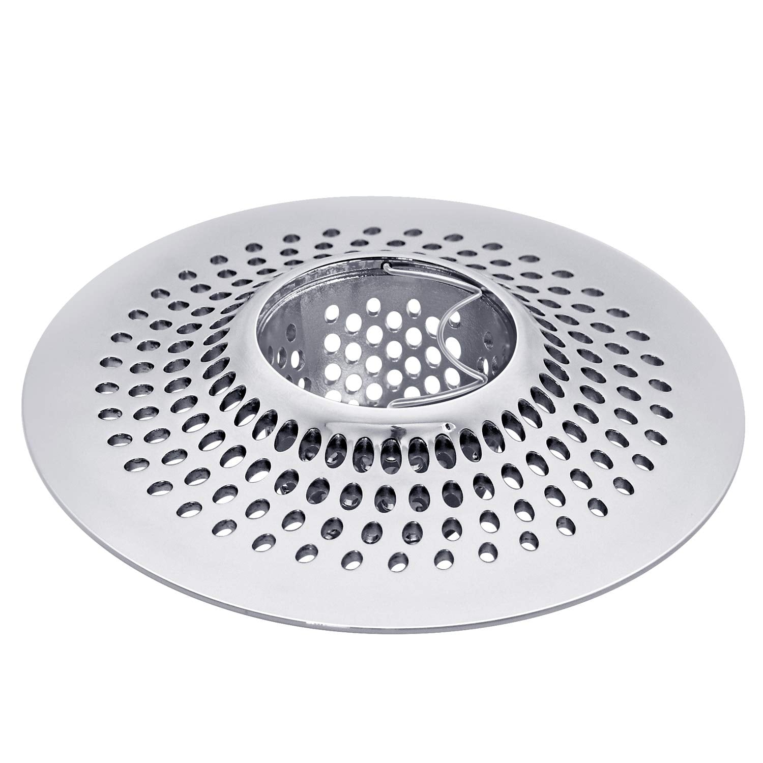 LEKEYE Drain Hair Catcher/Bathtub Shower Drain Hair Trap/Strainer Stainless Steel Drain Protector