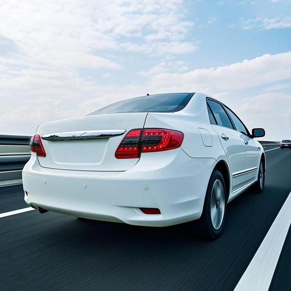 VLAND Rear Lights compatible with Corolla 2011 2012 2013 Sedan, Passenger & Driver Sides