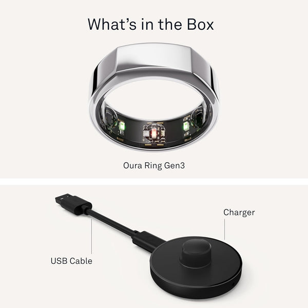 Oura Gen3 Horizon Smart Ring - Size 10, Rose Gold | Sleep, Heart Rate and Fitness Tracking Wearable - Up to 7 Day Battery Life - iOS/Android Compatible - Size First with Oura Sizing Kit