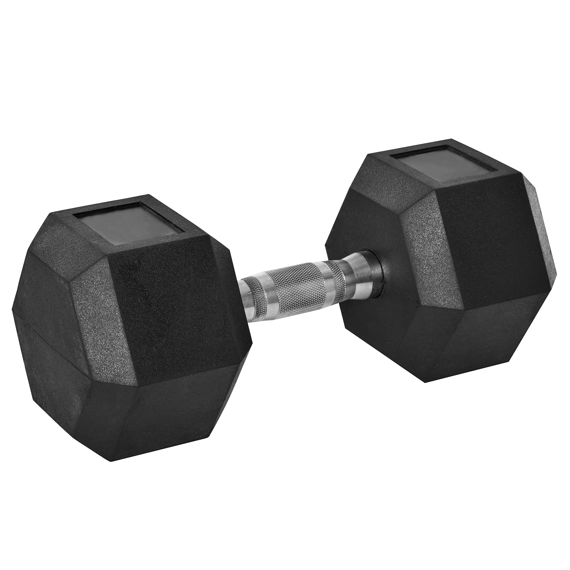 HOMCOM 12.5KG/15KG/17.5KG/20KG Single Rubber Hex Dumbbell Portable Hand Weights Dumbbell for Home Gym Workout Fitness