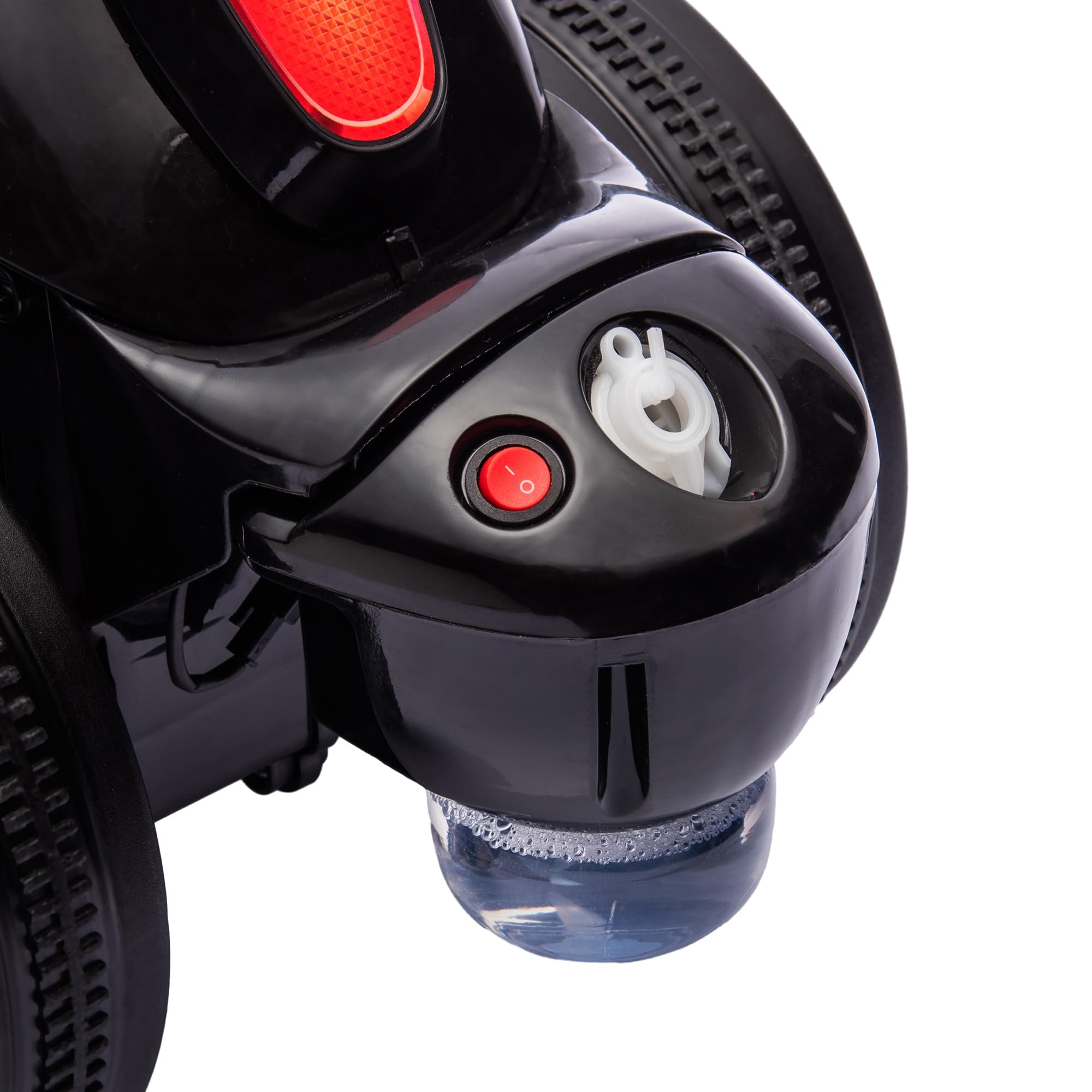 AIYAPLAY Kids Ride On Car, Foot To Floor Sliding Baby Car, Push Along Car with Music, Bubble, for Toddler from 2 to 5 Years Old - Cream White