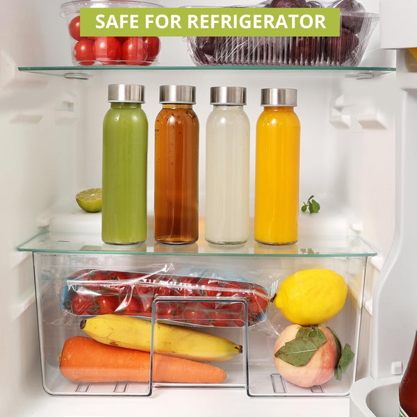 LIMILI Glass Bottles With Stainless Steel Lids, 300/350/750/1000ML Water Bottles, Leak Proof Reusable Drinking Bottles for Hot Cold Drinks, Work, Gym, Home