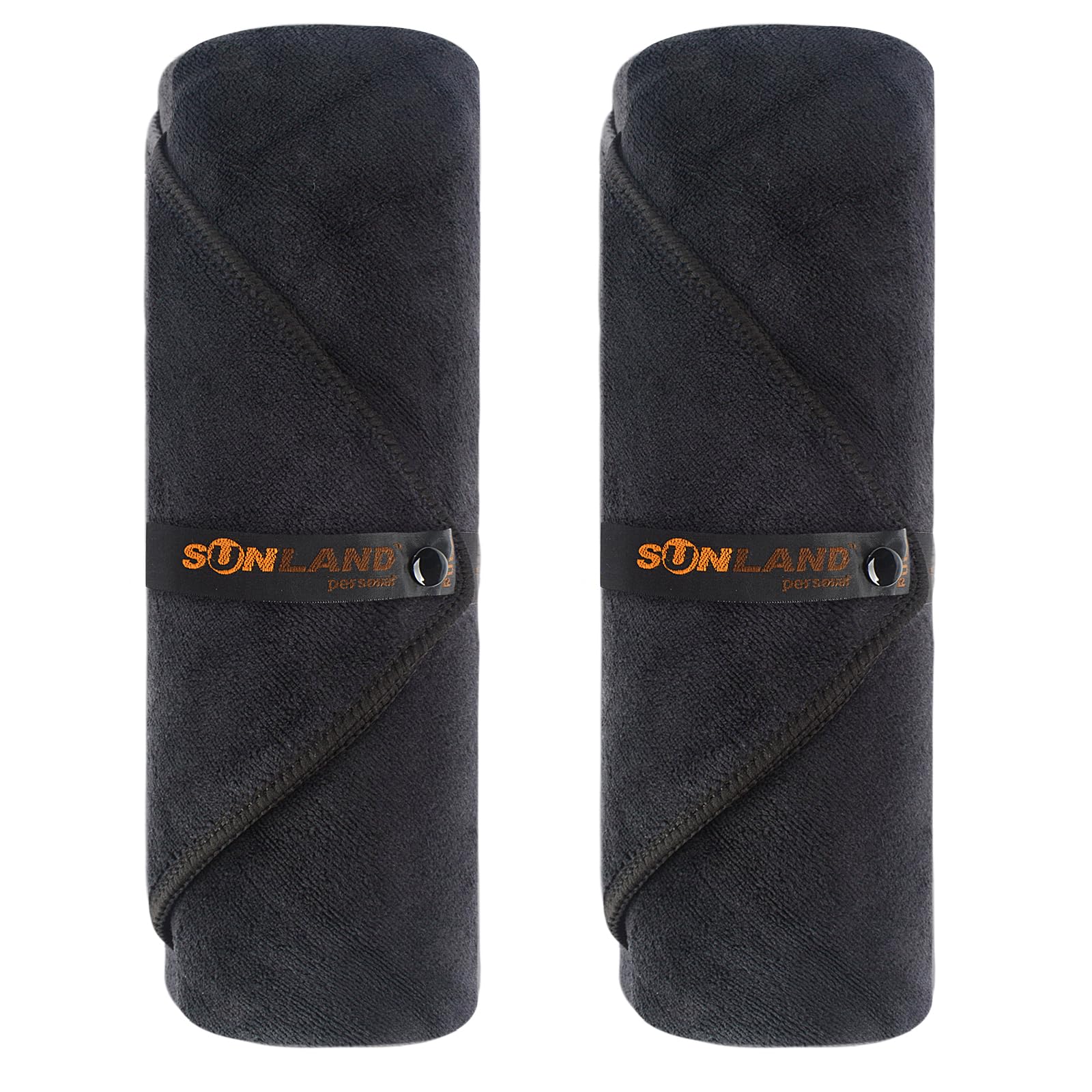 Sunland Microfibre Towel Large Quick Dry Towel Super Absorbent Gym Towel Men Ultra Soft Travel Towel, Beach Towel, Swimming Towels for Adults 2 Pack