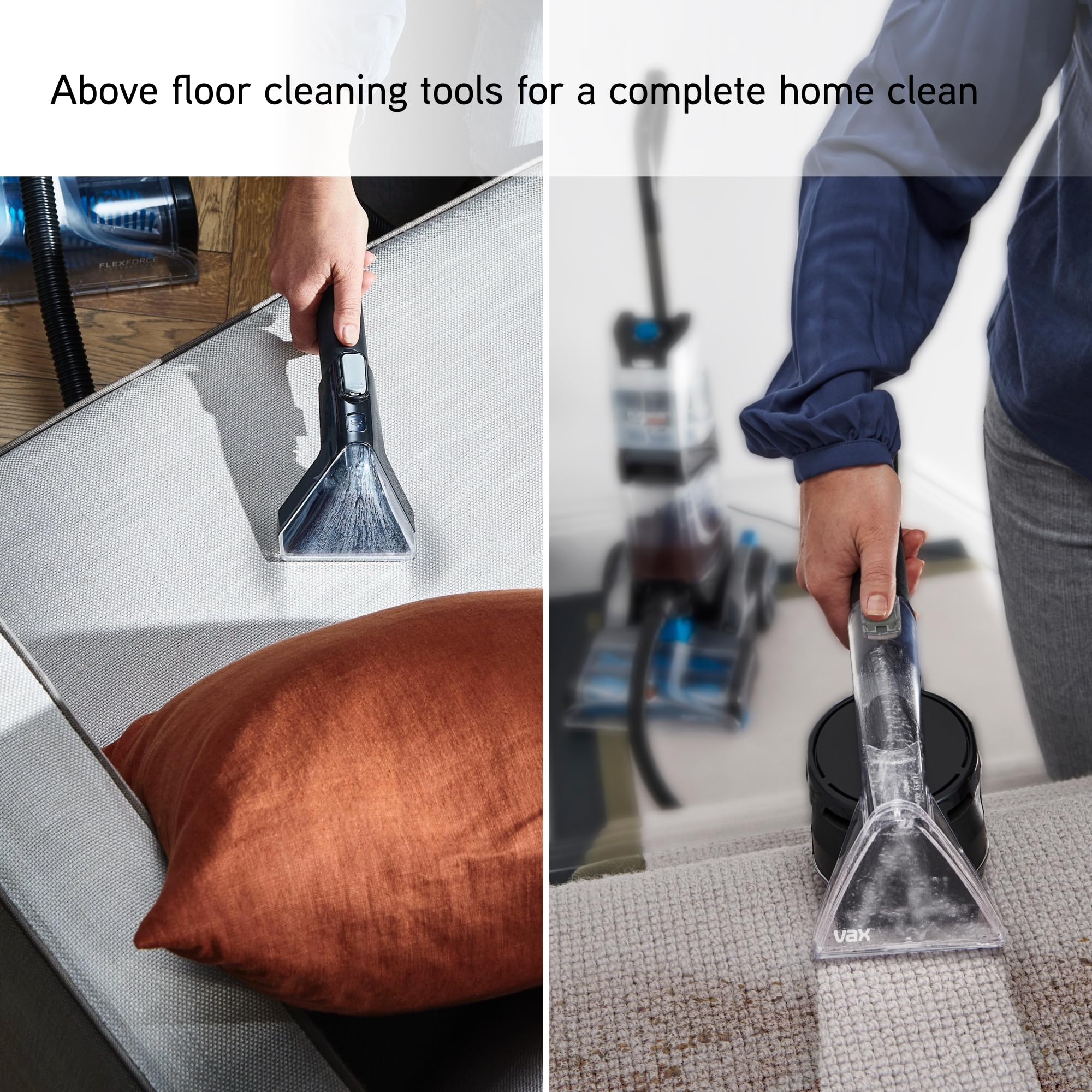 Vax Smartwash Pet-Design Carpet Cleaner | Kills 99% of Bacteria | Pre-treatment Wand – CDCW-SWXP, Grey, White and Teal