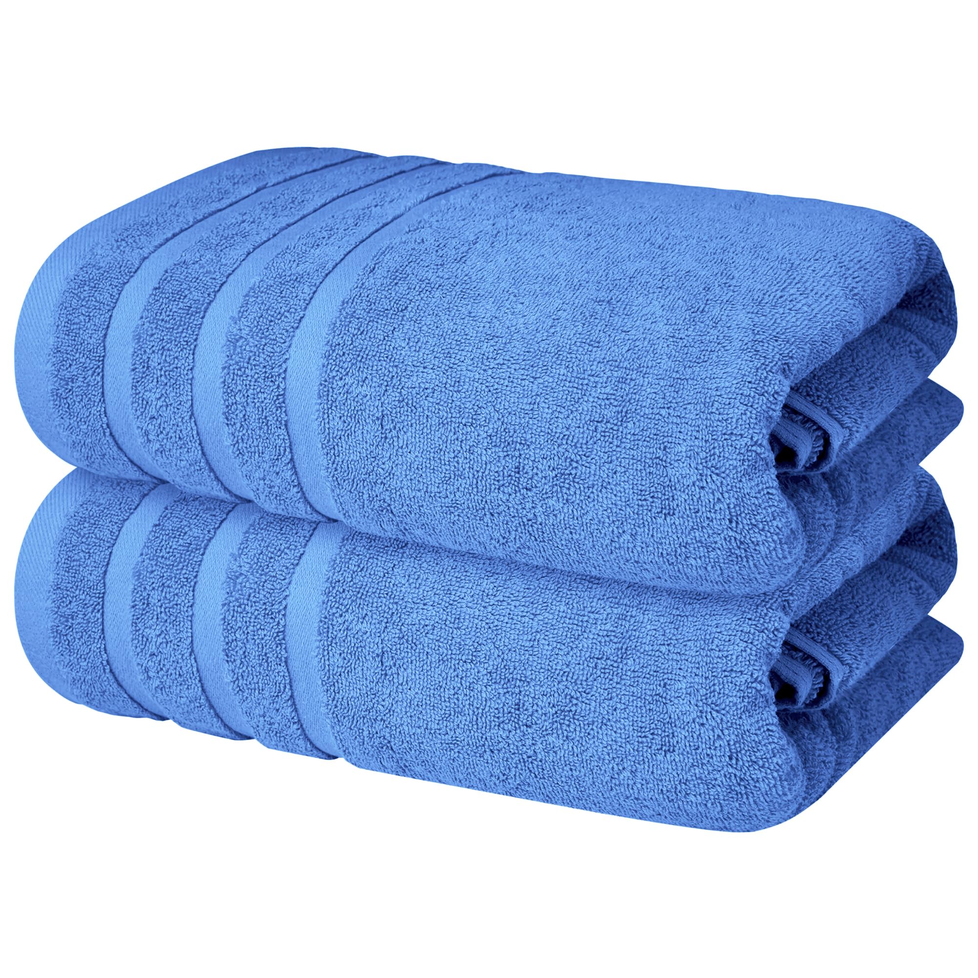 Infinitee Xclusives Bath Towels Set of 2 (70x140 cm) ? 100% Soft Ring-Spun Cotton, Ultra Soft & Highly Absorbent Towels for Spa, Gym, Hotel & Everyday