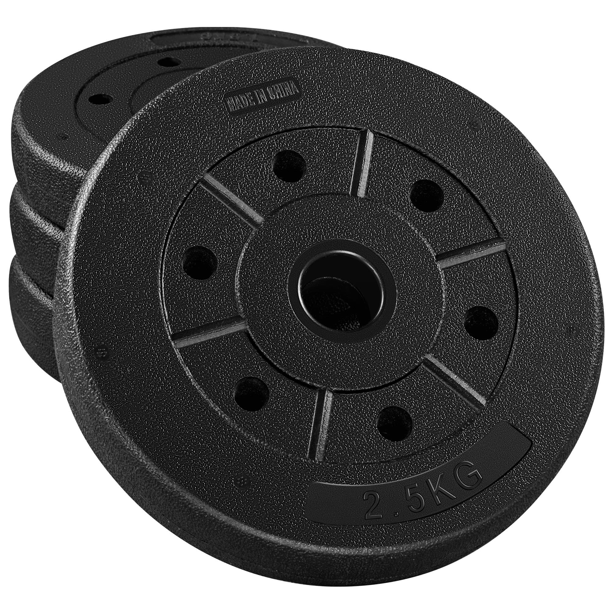 Yaheetech 30KG/25KG/20KG/15KG Adjustable Dumbbells Weight Lifting Training Set Dumbbells Set (sold as a pair) Home Gym Fitness for Men/Women