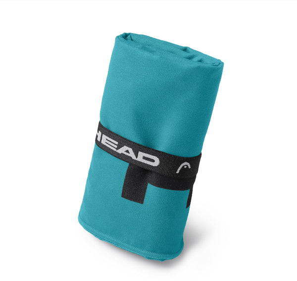 Osama Home HEAD Large Microfibre Beach Towel with Elastic, Space-Saving Beach and Gym Towel, Quick Drying, Microfibre Beach Towels, Sports Travel,