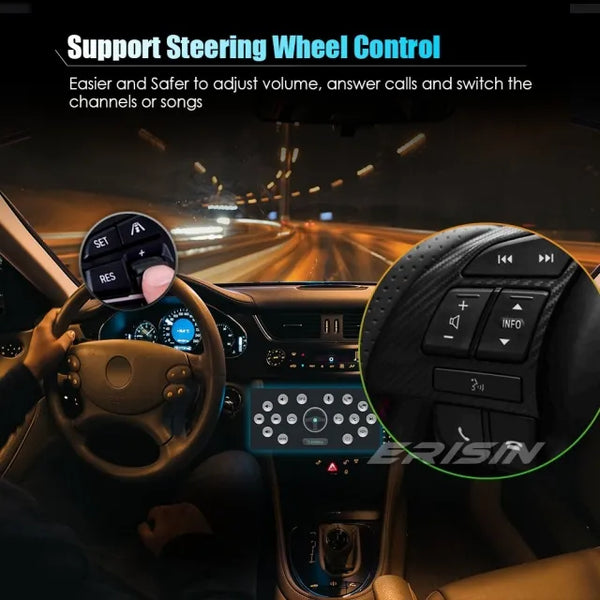 ES8998V 9" 8-Core Android 13.0 Car Stereo GPS Sat Nav for VW Golf Mk5 Mk6 Passat B6 Skoda Touran Seat Skoda Touran T5 Vento DAB+ Wireless CarPlay DSP WIFI 64GB