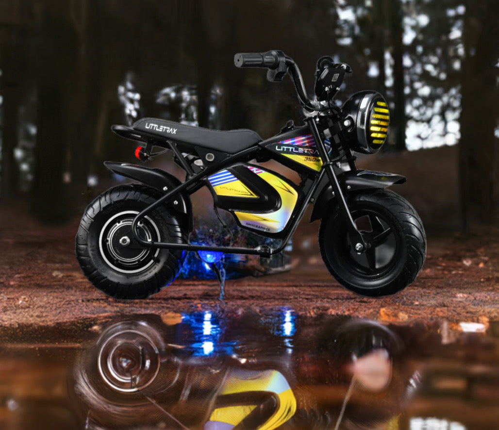 Littletrax 350W Kids Electric Bike – Ages 3 to 7 ride on mini motorbike