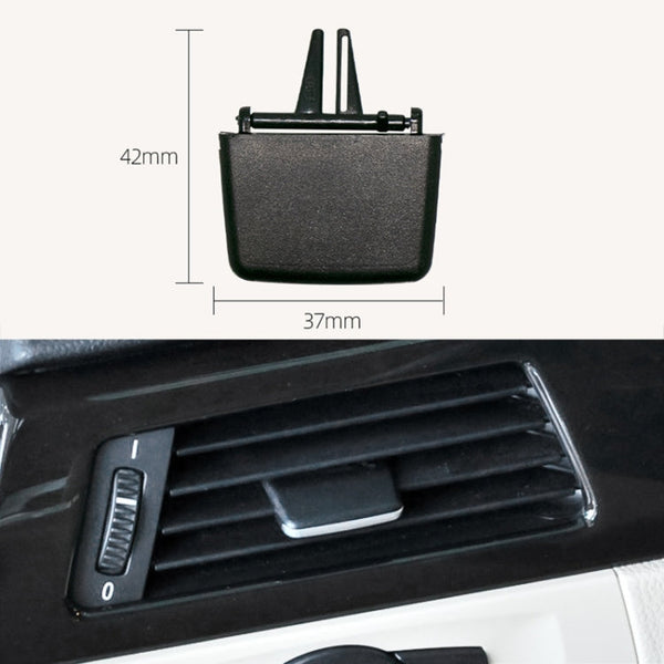 Car Front Air Conditioning Exhaust Switch Paddle Air Conditioning Leaf Clip for BMW 3 Series E90, Left and Right Drive Universal