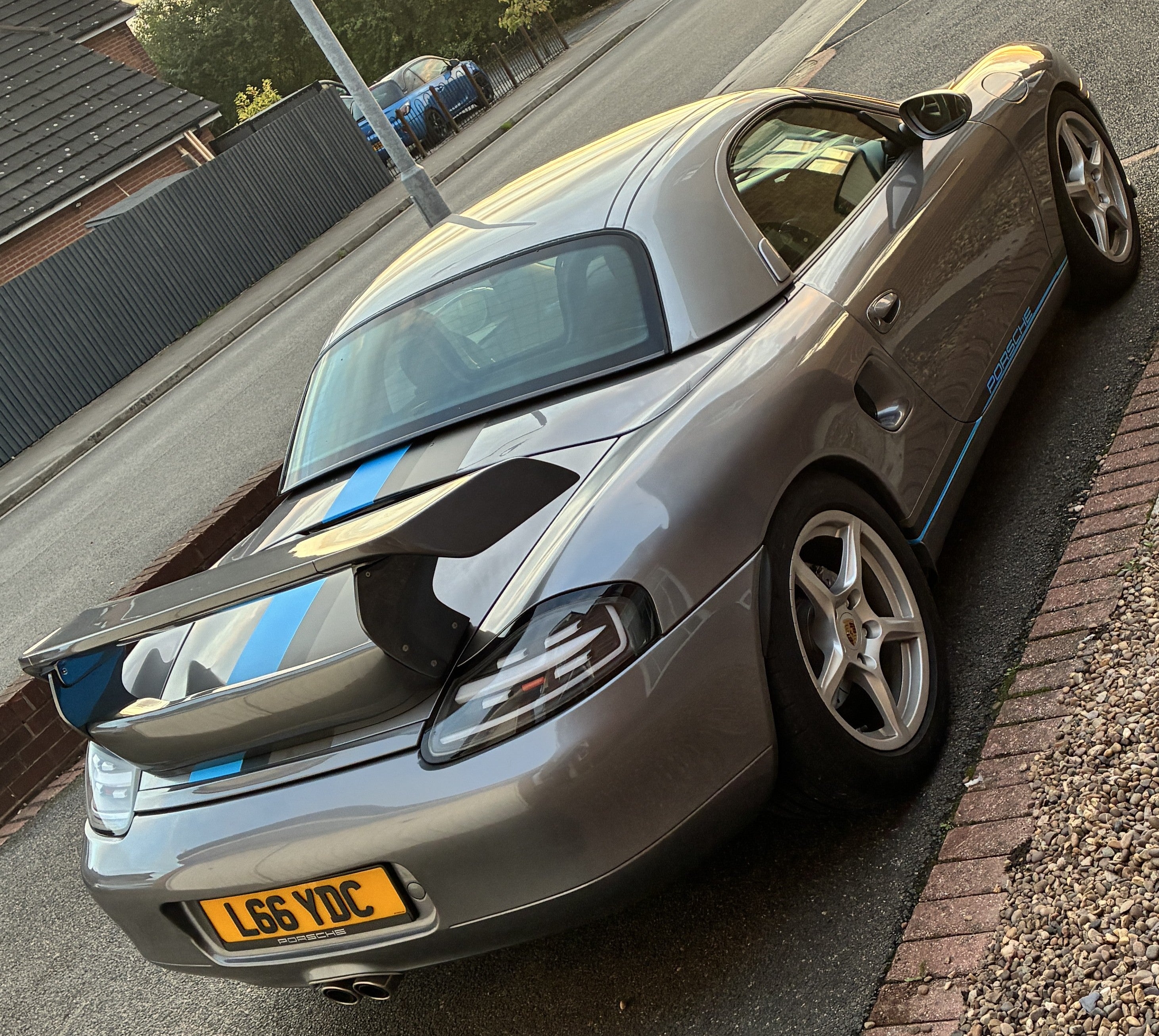 DS Porsche 986 Boxster 96-04 GTS Rear Wing Boot Tail Spoiler GT3 GT4 Unpainted FRP