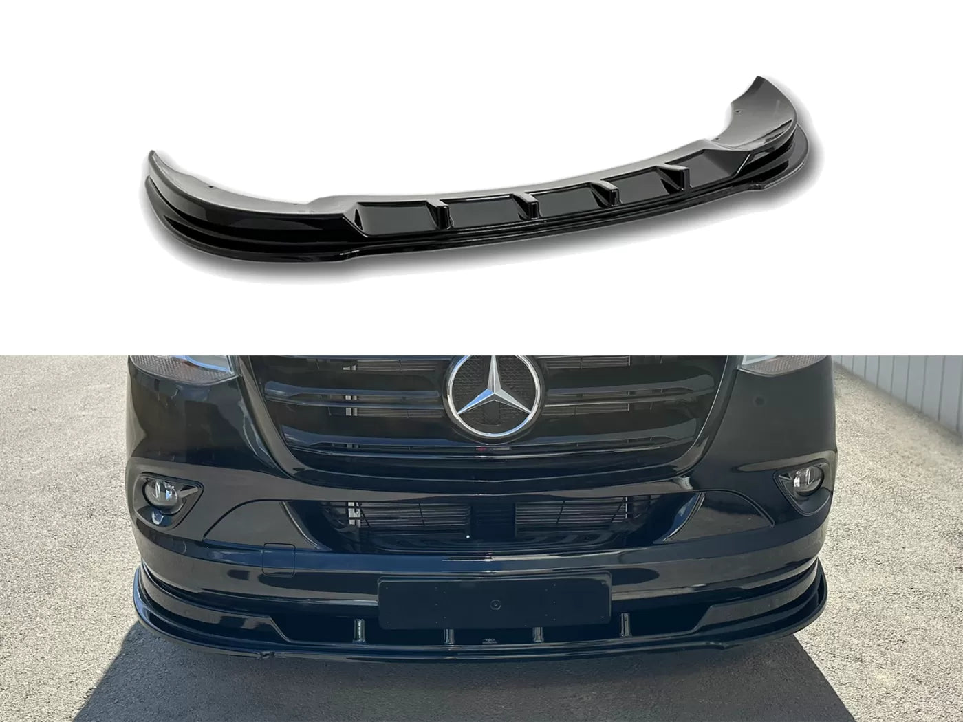 Motordrome Design Front Bumper Splitter Lower Valance Mercedes Sprinter 3 Mk3 2018-