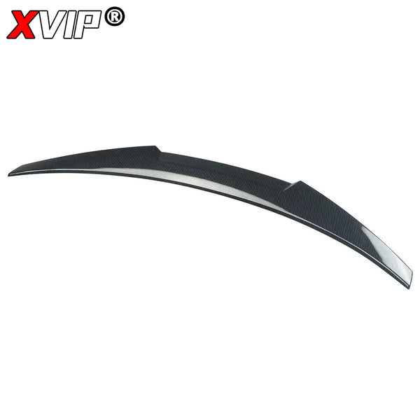 XVIP Fiber M4 Style Car Rear Trunk Spoiler Wing Lip For BMW 2 Series F22 F87 2014-20 M2 Gloss Spoiler Accessories Exterior Wings
