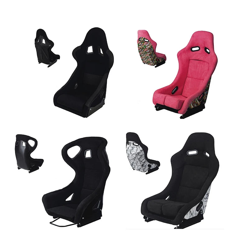Adjustable Car Racing Seats Use Fabric With Different Color Racing Bucket Sport Car Seat