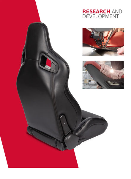 1 Pair Adjust Leather Blue Breathable Mesh Fabric Sport Bucket Racing Car Seats