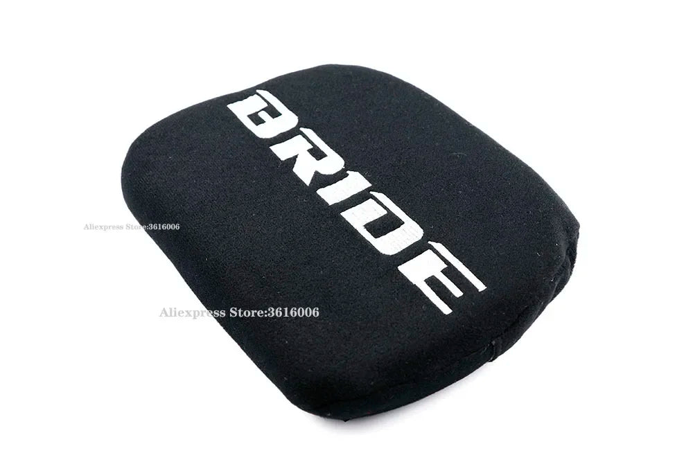 1X JDM BRIDE RECARO Headrest Tuning Pad For Head Rest Cushion Car Bucket Racing Seat